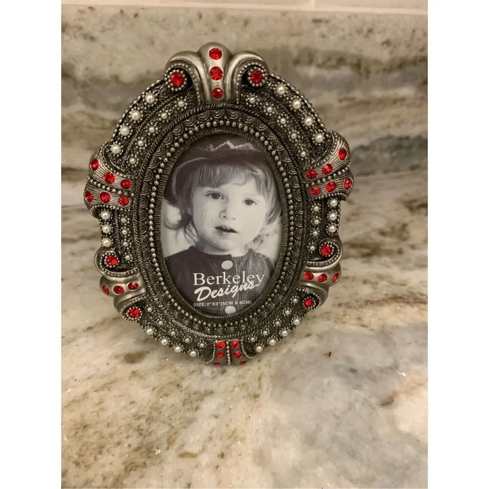 Silver Oval Picture Frame #keepsake #vintage